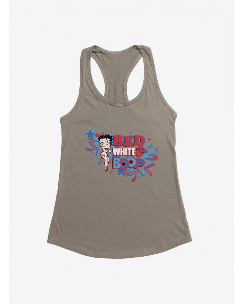 Betty Boop Red White and Boop Girls Tank $5.98 Tanks