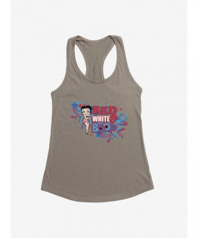 Betty Boop Red White and Boop Girls Tank $5.98 Tanks