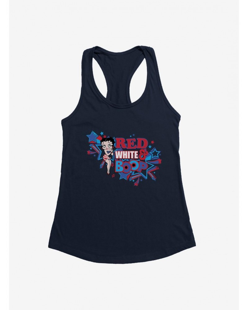 Betty Boop Red White and Boop Girls Tank $5.98 Tanks