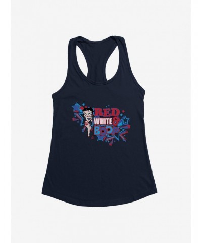 Betty Boop Red White and Boop Girls Tank $5.98 Tanks