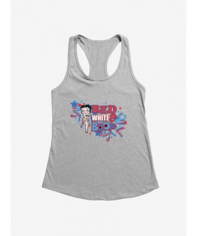 Betty Boop Red White and Boop Girls Tank $5.98 Tanks