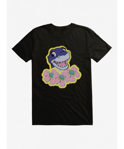 The Land Before Time Chomper Flowers T-Shirt $7.65 T-Shirts
