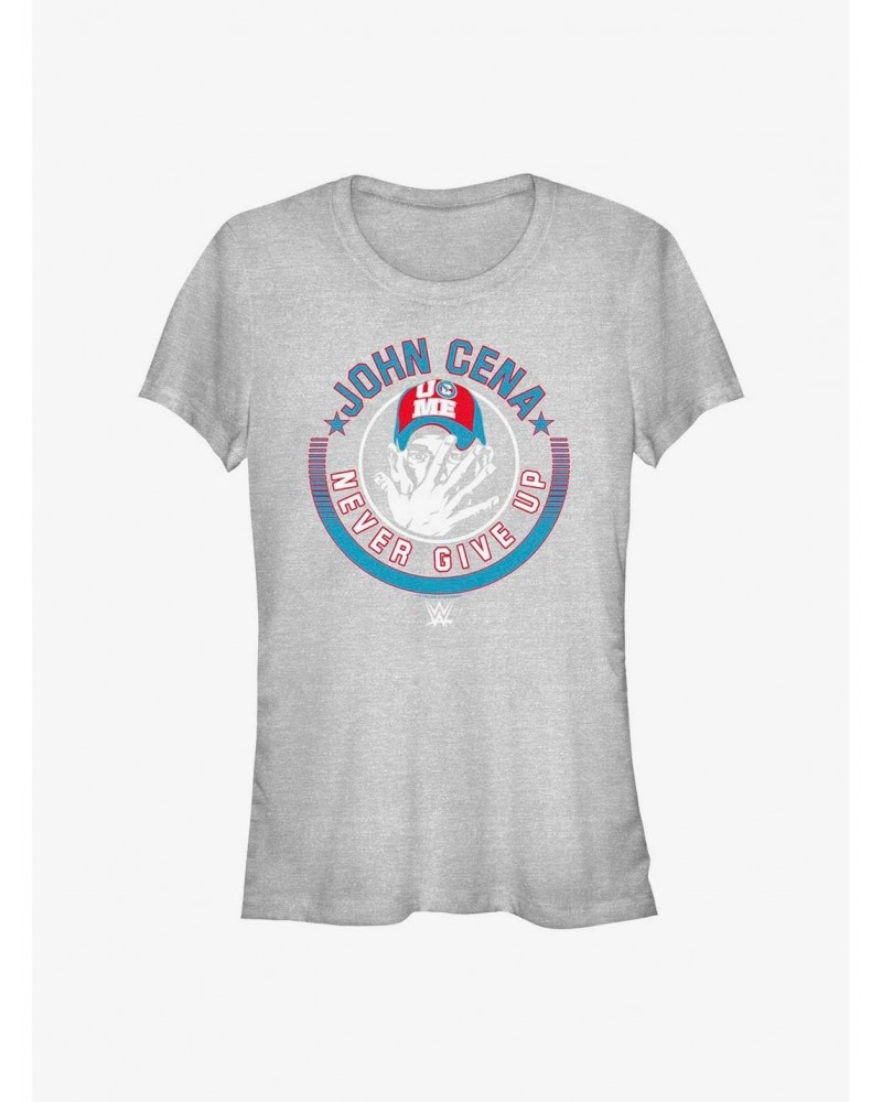 WWE John Cena Never Give Up Icon Girls T-Shirt $8.37 T-Shirts