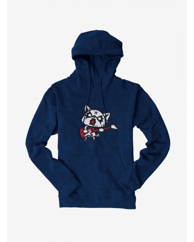 Aggretsuko Metal Hard Rock Hoodie $11.49 Hoodies