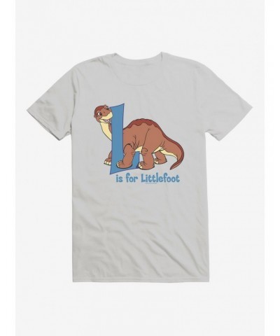 The Land Before Time L Is For Littlefoot Alphabet T-Shirt $7.65 T-Shirts