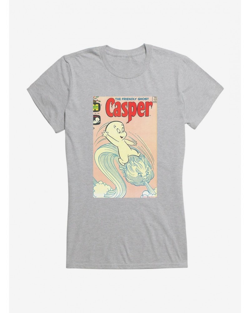 Casper The Friendly Ghost Ghostly Wind Girls T-Shirt $10.21 T-Shirts