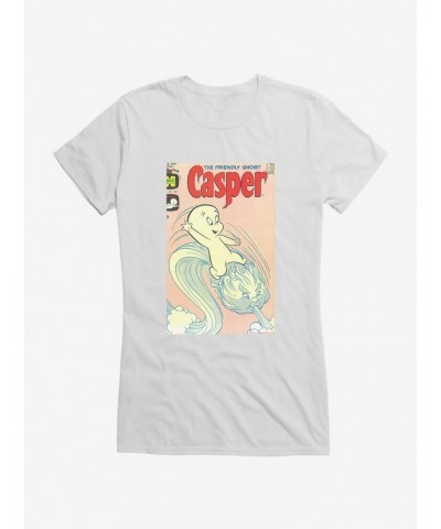 Casper The Friendly Ghost Ghostly Wind Girls T-Shirt $10.21 T-Shirts