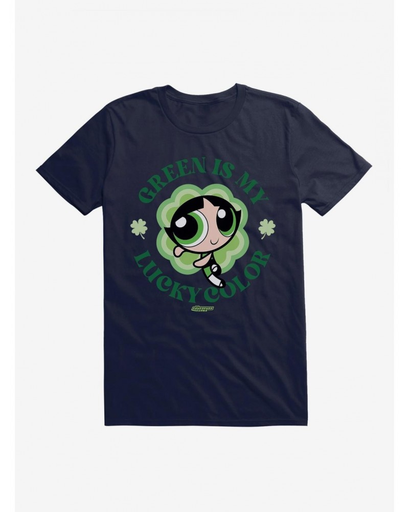 Powerpuff Girls Buttercup Green Is My Lucky Color T-Shirt $6.31 T-Shirts