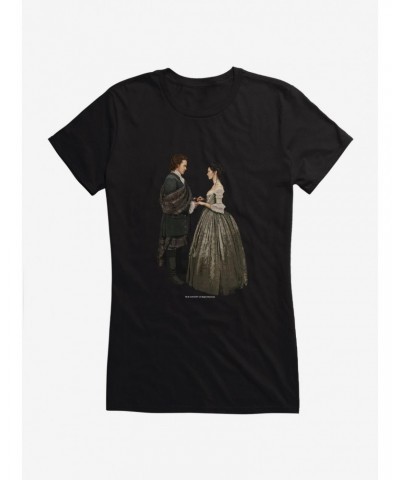 Outlander Jamie and Claire Wedding Girls T-Shirt $5.75 T-Shirts