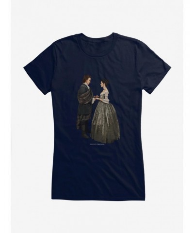 Outlander Jamie and Claire Wedding Girls T-Shirt $5.75 T-Shirts