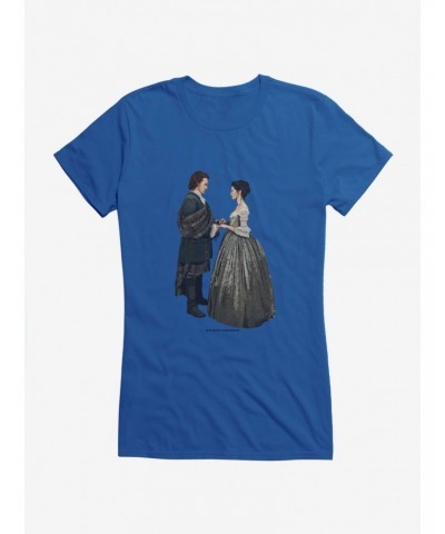 Outlander Jamie and Claire Wedding Girls T-Shirt $5.75 T-Shirts