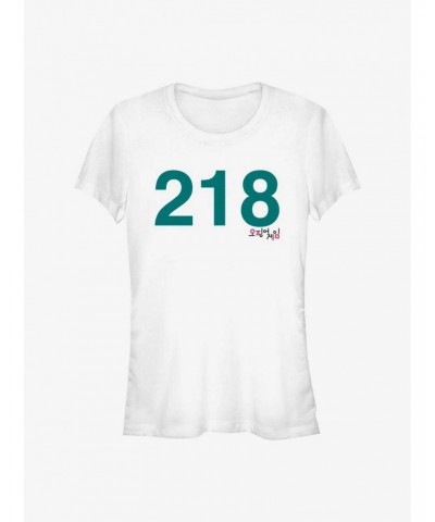 Squid Game Costume 218 Girls T-Shirt $7.28 T-Shirts