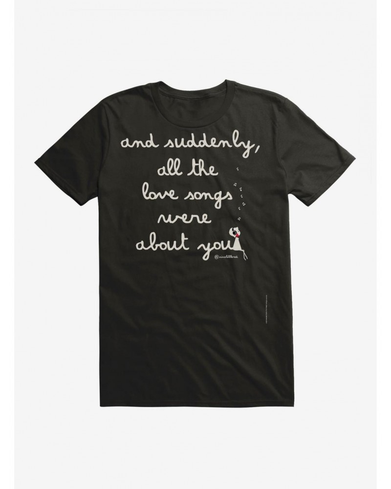 Nina And Other Little Things Love Songs T-Shirt $7.86 T-Shirts