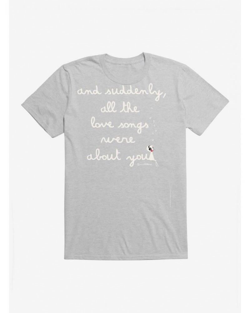 Nina And Other Little Things Love Songs T-Shirt $7.86 T-Shirts