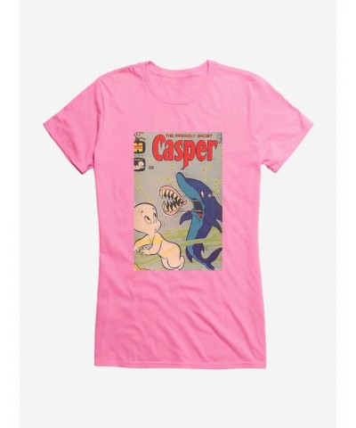 Casper The Friendly Ghost Shark Jaw Girls T-Shirt $12.45 T-Shirts