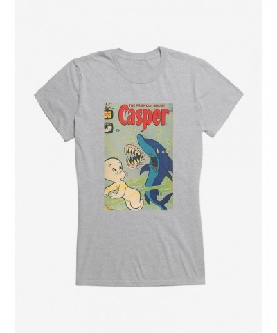 Casper The Friendly Ghost Shark Jaw Girls T-Shirt $12.45 T-Shirts