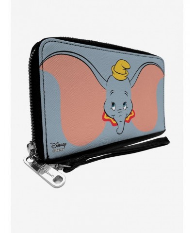 Disney Dumbo Bashful Face Zip Around Wallet $11.87 Wallets