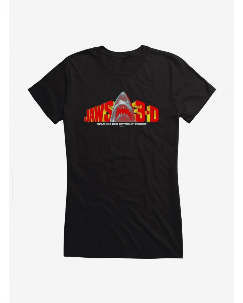 Jaws 3D Girls T-Shirt $9.96 T-Shirts