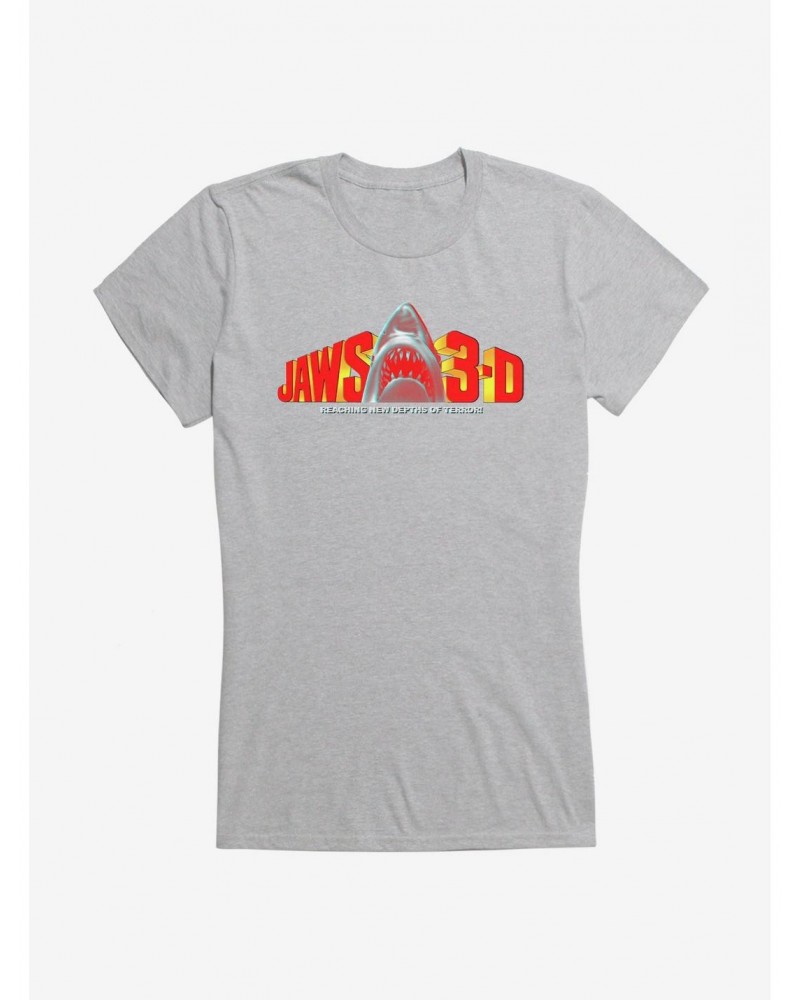 Jaws 3D Girls T-Shirt $9.96 T-Shirts