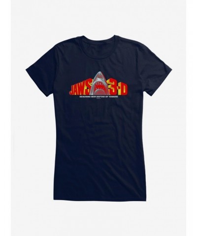 Jaws 3D Girls T-Shirt $9.96 T-Shirts