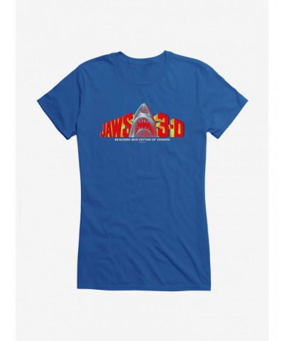 Jaws 3D Girls T-Shirt $9.96 T-Shirts