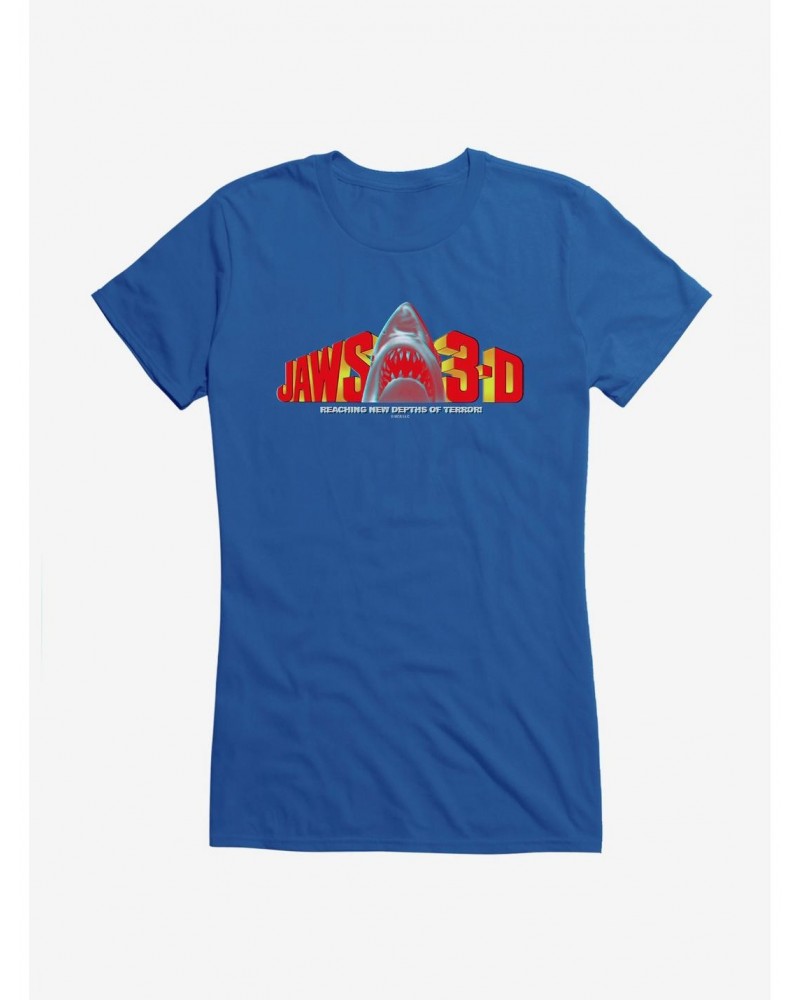 Jaws 3D Girls T-Shirt $9.96 T-Shirts