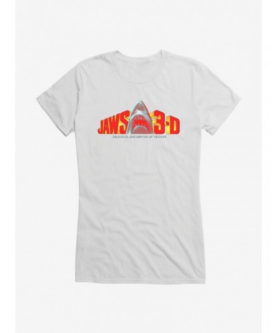 Jaws 3D Girls T-Shirt $9.96 T-Shirts