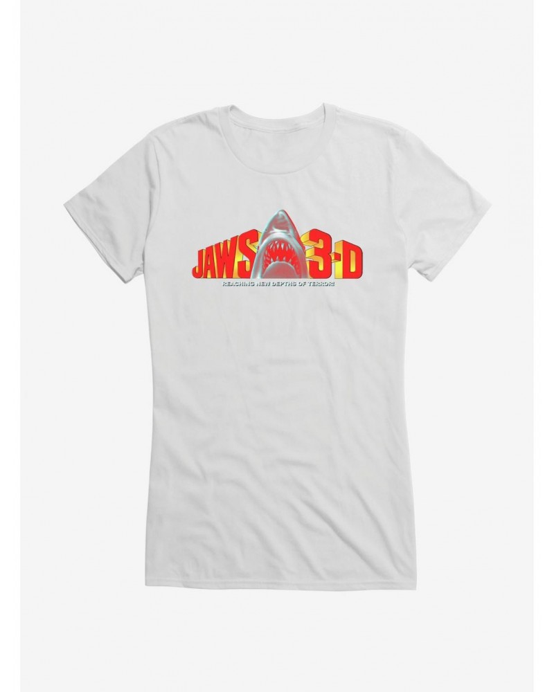 Jaws 3D Girls T-Shirt $9.96 T-Shirts