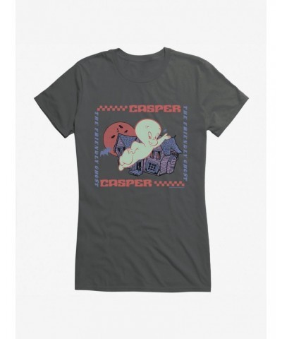 Casper The Friendly Ghost Haunted House Girls T-Shirt $8.22 T-Shirts