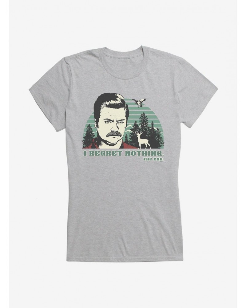 Parks And Recreation I Regret Nothing Girls T-Shirt $5.58 T-Shirts