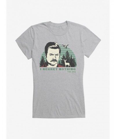 Parks And Recreation I Regret Nothing Girls T-Shirt $5.58 T-Shirts