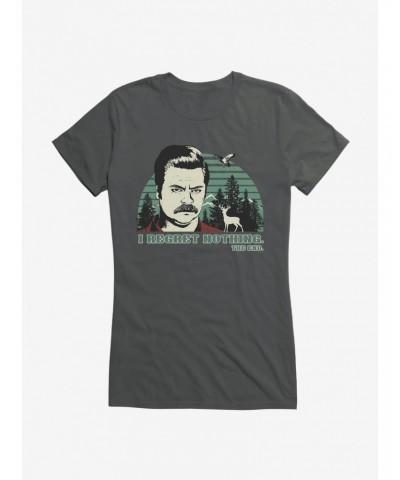 Parks And Recreation I Regret Nothing Girls T-Shirt $5.58 T-Shirts