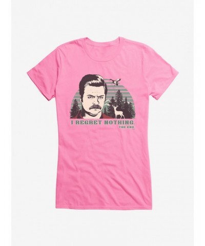 Parks And Recreation I Regret Nothing Girls T-Shirt $5.58 T-Shirts